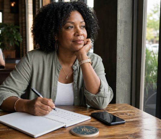 Astrology, Psychic Readings, and Dating Apps: Use Intuition Without Losing Reality Dating-app user journaling values before responding to a match